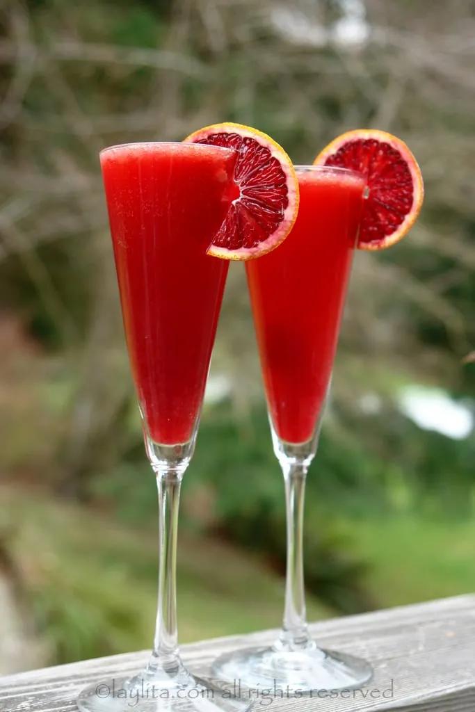 Bubbly blood orange campari cocktail - Laylita&amp;#39;s Recipes