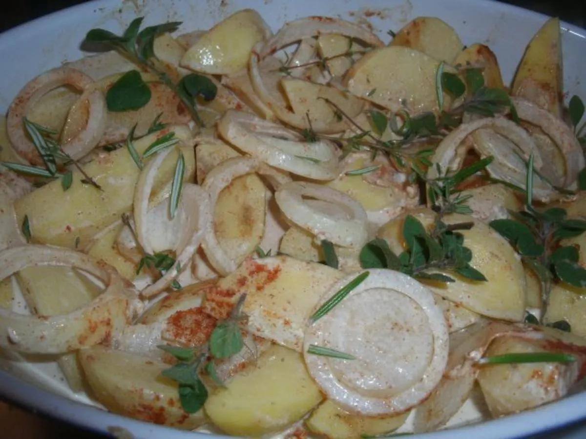 Sahnekartoffeln aus dem Backofen mit Gyrosgewürz - Rezept - kochbar.de