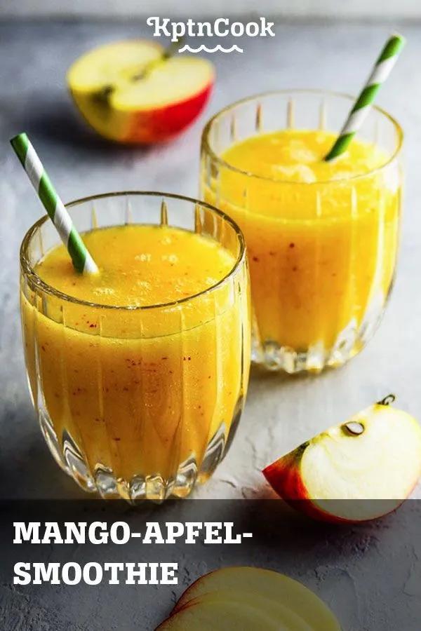 Mango-Apfel-Smoothie | Recipe | Recipes, Apple smoothies, Gluten free cakes