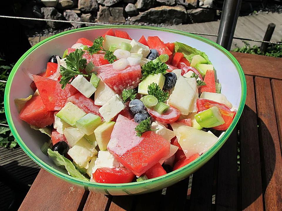 Melonensalat mit Feta von mima53| Chefkoch