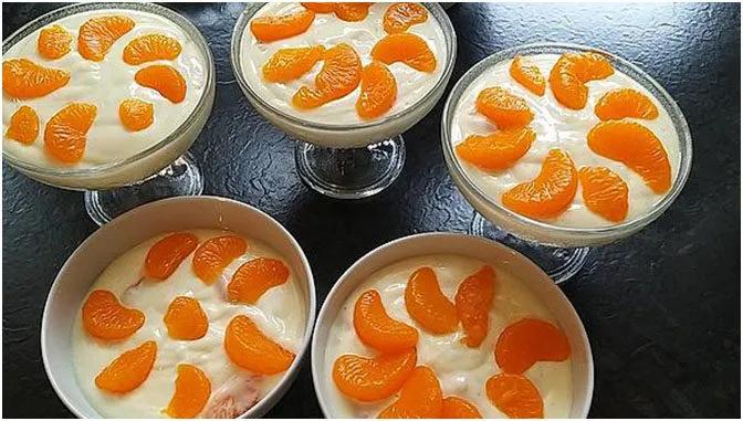 Leckerer Mandarinen Quark Dessert - Sweetrecipes