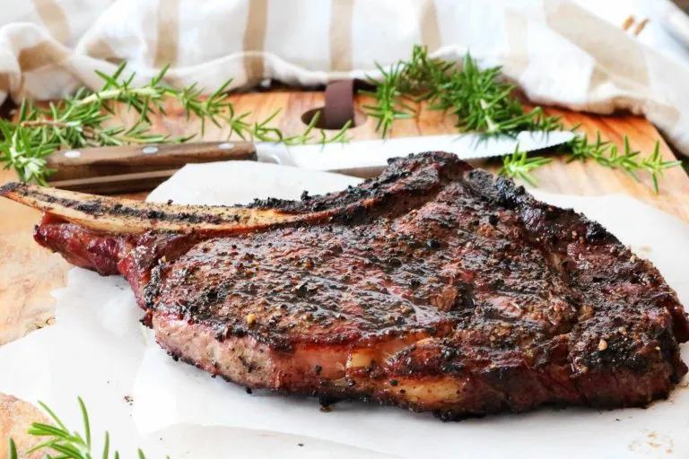 Cowboy Steak Recipe (Bone-In Ribeye) | Recipe | Cowboy steak, Steak ...