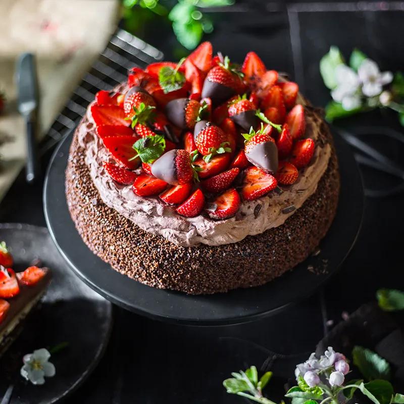 Schokoladen-Erdbeer-Torte Rezept » Schnelle Anleitung: Selber machen