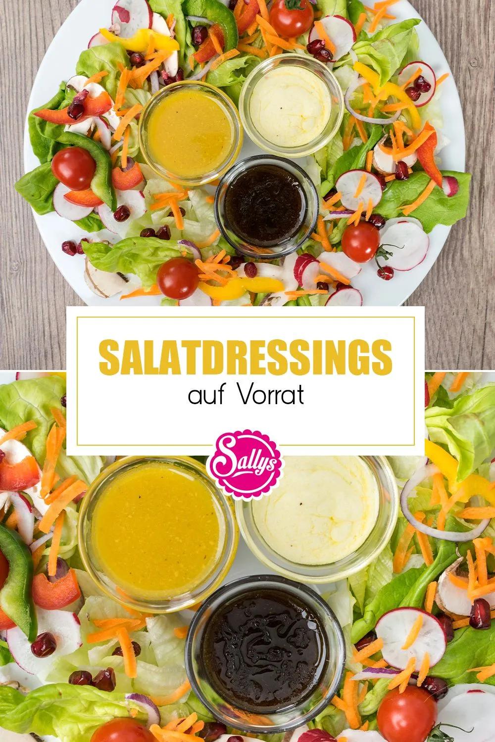 Sallys Lieblings-Salatdressings in 2021 | Salatdressing rezepte ...