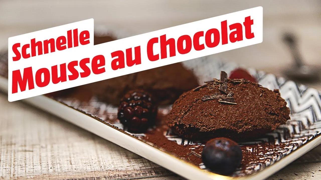 Schnelle Mousse au Chocolat mit nur 3 Zutaten • Koch-Mit