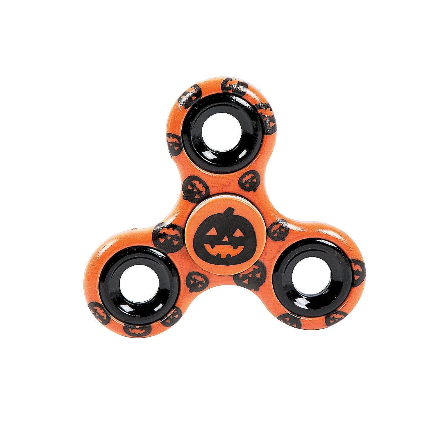 Halloween Pumpkin Fidget Spinner - Toys - 6 Pieces - Walmart.com ...
