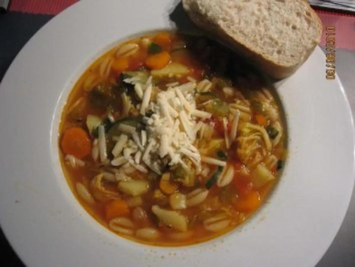 Minestrone Vegetarisch - Rezept mit Bild - kochbar.de