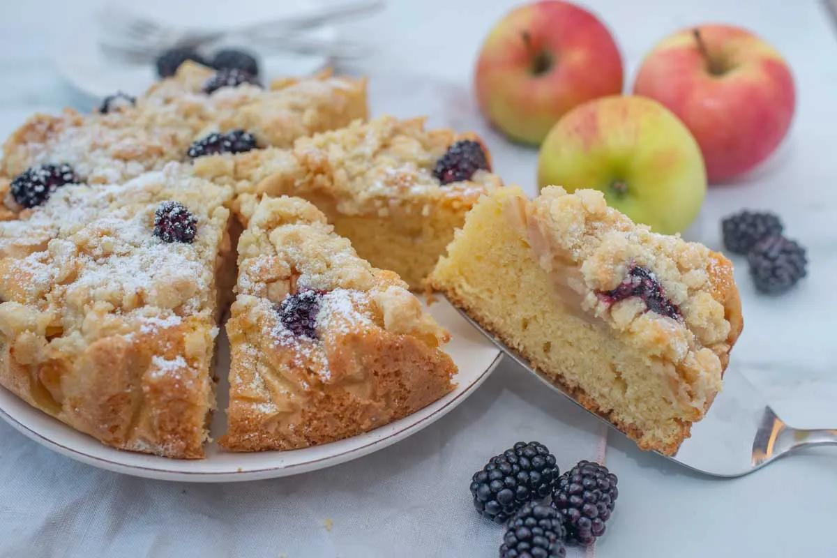 Apfel-Beeren-Streuselkuchen - Fränkische Rezepte ️ Rezepte, Tipps ...