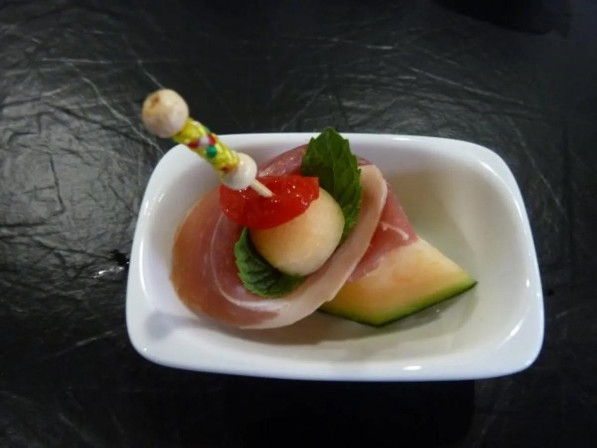 Fingerfood Melone Schinken - Rezept mit Bild - kochbar.de