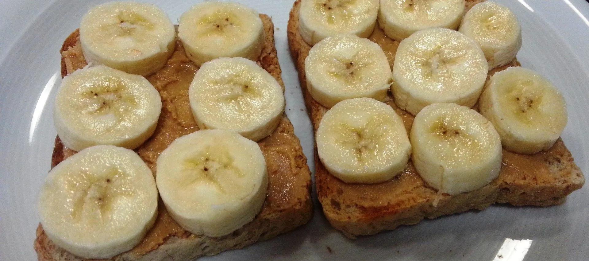 Fitness Rezept Erdnussbutter Bananen Brot