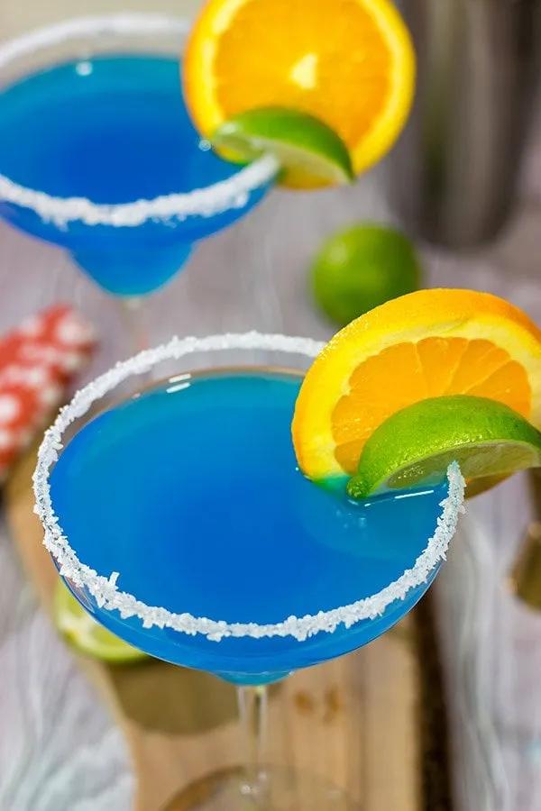 Blue Margarita | Put a colorful spin on a classic cocktail...cheers!