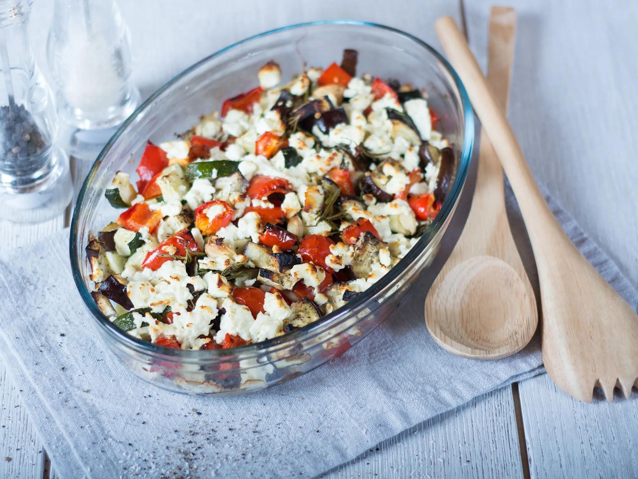 Oven ratatouille with feta - Dining and Cooking