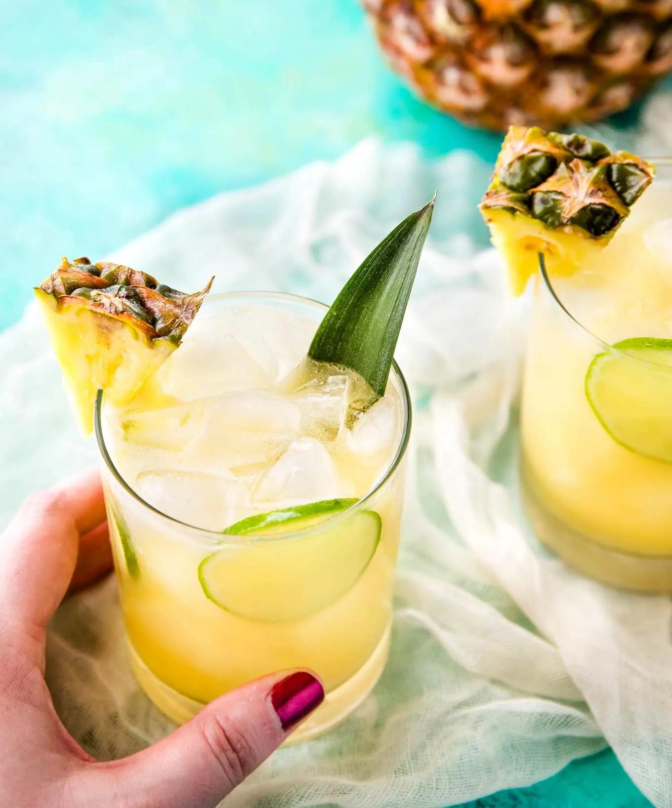 This tropical pineapple coconut rum punch is sweet and a perfect drink ...