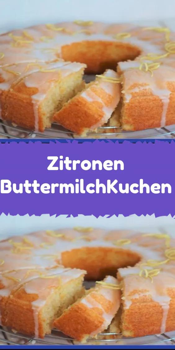Zitronen ButtermilchKuchen Toast Recipes, Dog Recipes, Easy Cake ...