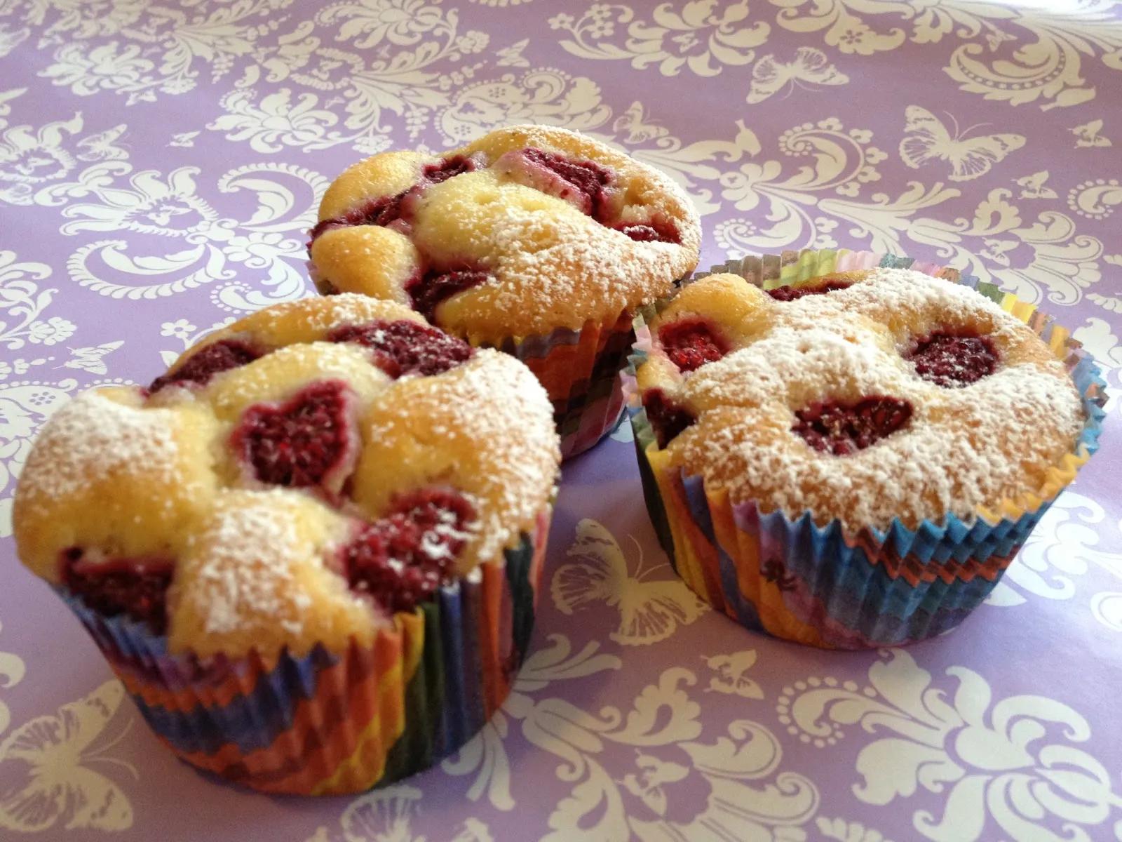 Mein Leben und das Backen...: Himbeer Joghurt Muffins