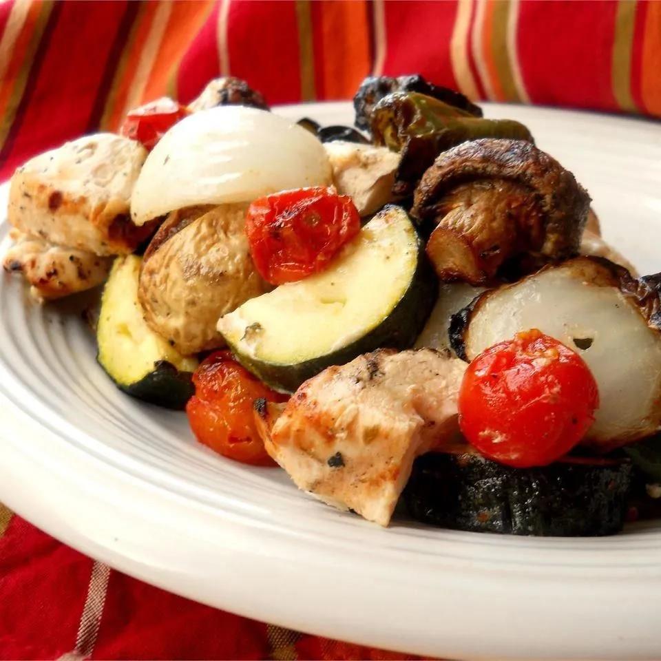 Griechische Hähnchen Kebabs - @ de.allrecipes.com Sauce Tzatziki, Kebab ...