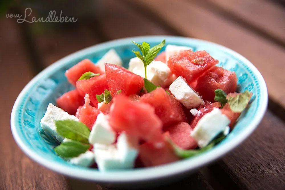 Melonen-Feta-Salat | vom Landleben