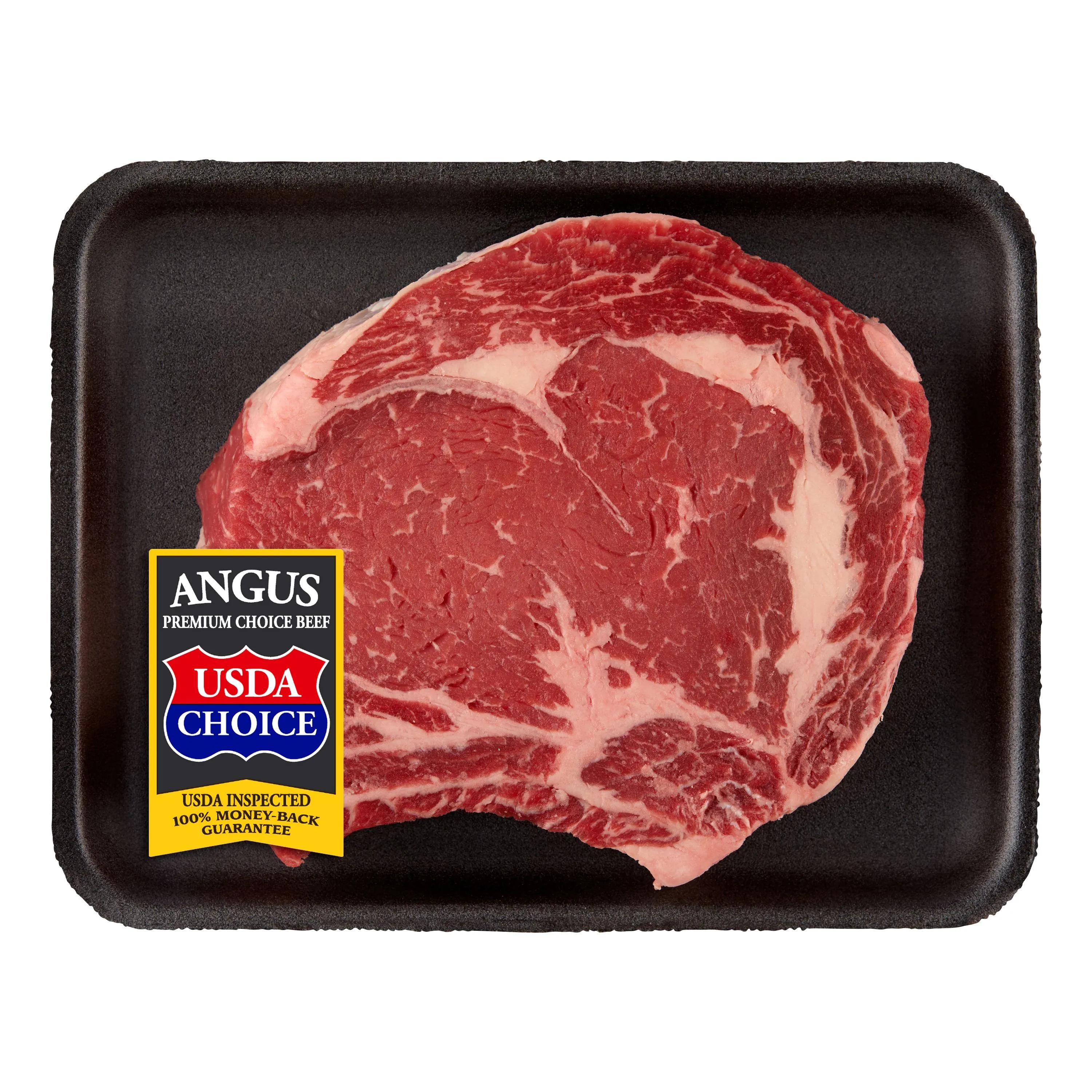 Beef Choice Angus Cowboy Ribeye Steak Bone-In, 0.63 - 1.45 lb - Walmart ...