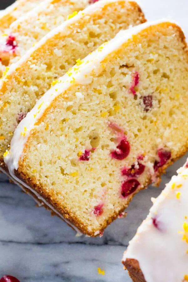 Cranberry Orange Cake with Cream Cheese Frosting - Oh Sweet Basil