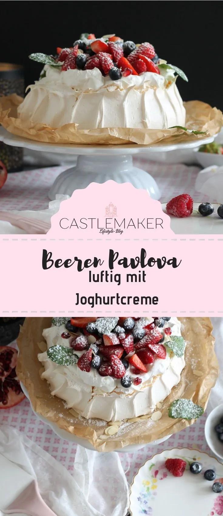 Beeren Pavlova - so geht das luftig leichte Dessert « Castlemaker Food ...