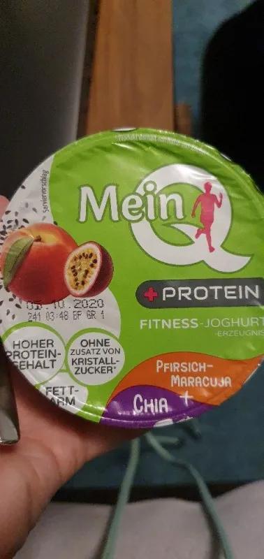 Mein Q, Fitness Joghurt, Pfirsich-Maracuja + Chia Kalorien - Neue ...