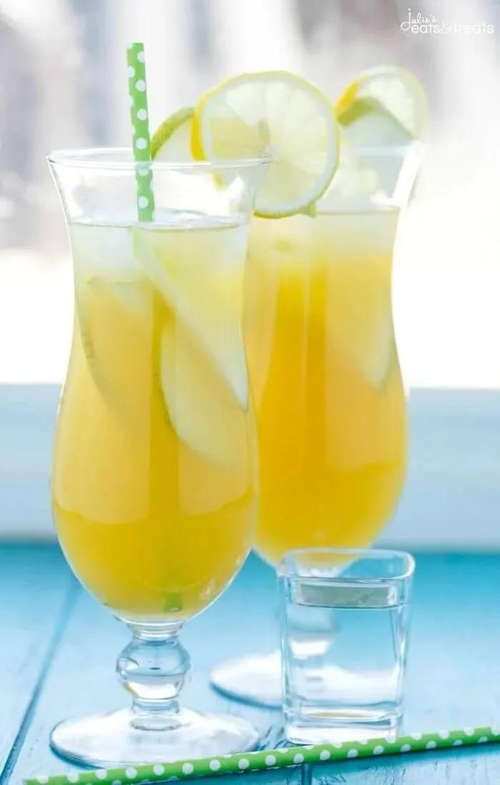 Pineapple Fruit Cocktail Drink Recipe - Julie&amp;#39;s Eats &amp; Treats