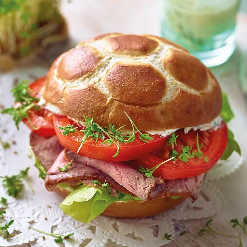 Roastbeefbrötchen mit Kressecreme Rezept | WW Deutschland