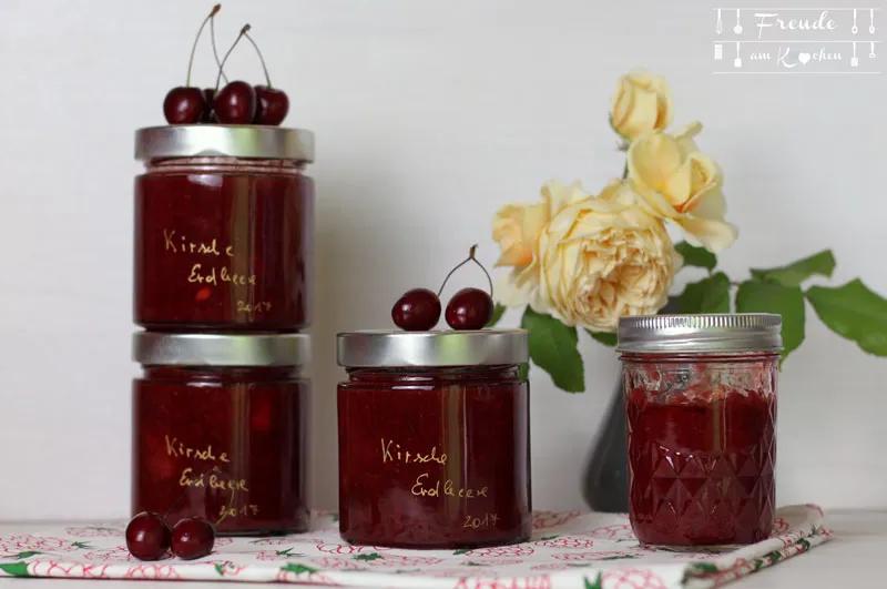 Kirsch Erdbeer Amaretto Marmelade - Freude am Kochen