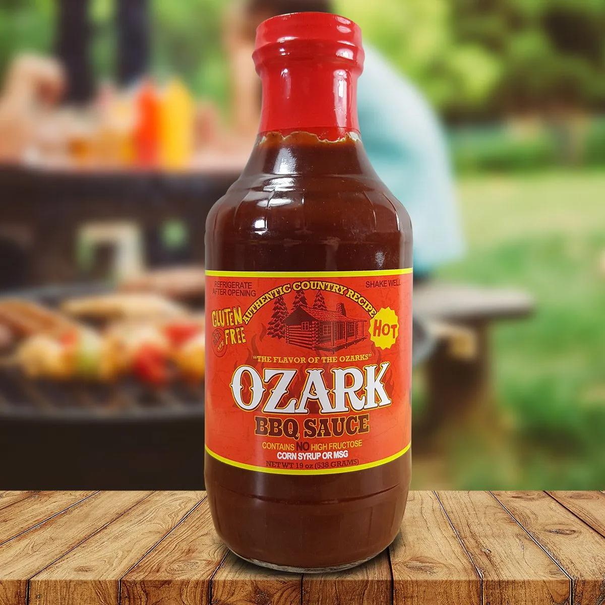 Ozark Hot BBQ Sauce | 19oz Bottle - 12PK
