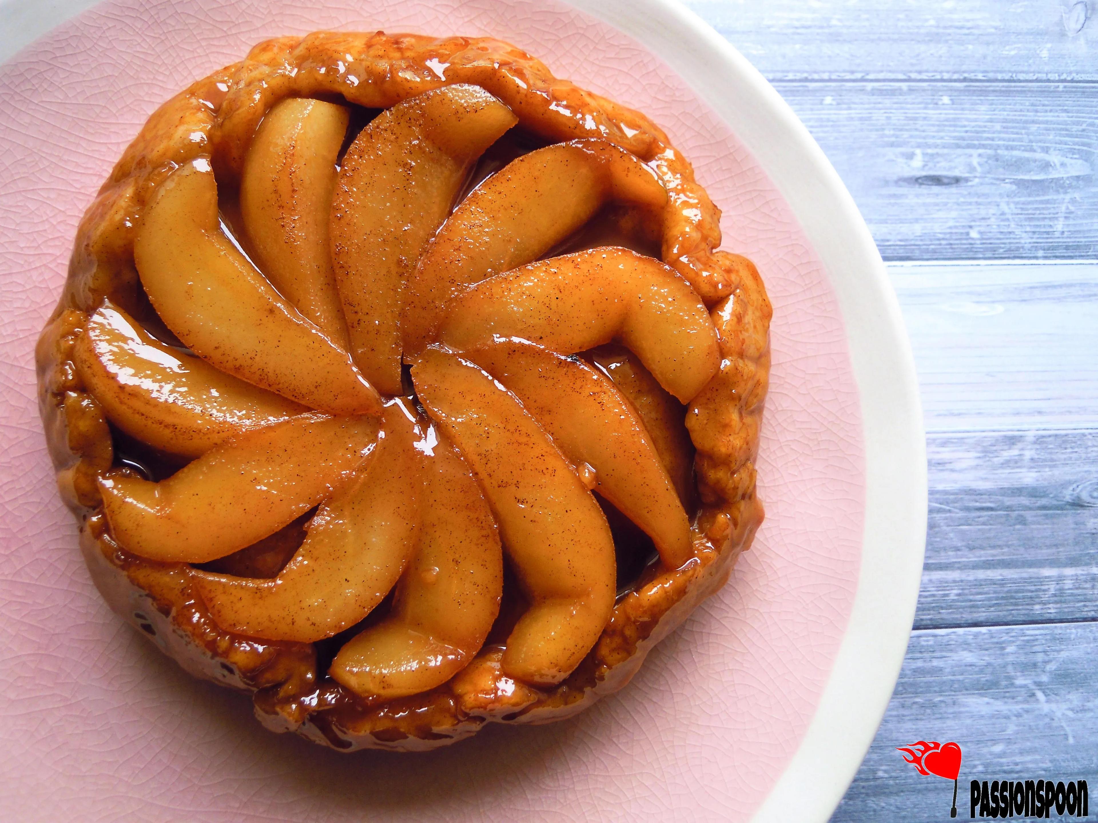 Pear tarte Tatin; a French dessert - PassionSpoon recipes