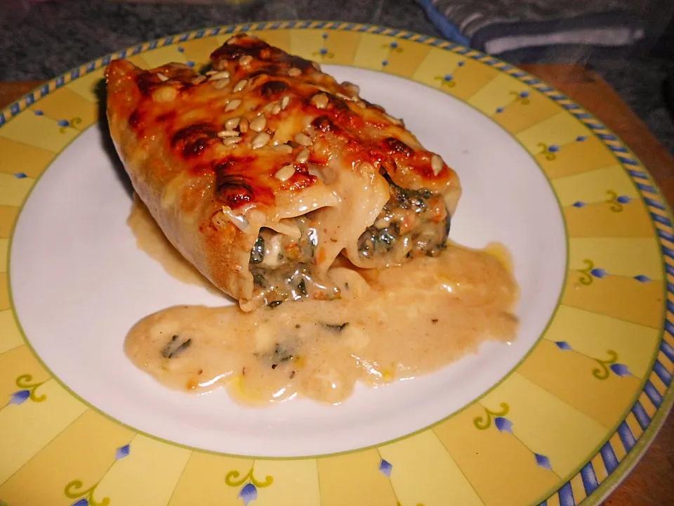 Vegetarische Gemüse - Pilz - Cannelloni von schnuebi | Chefkoch.de