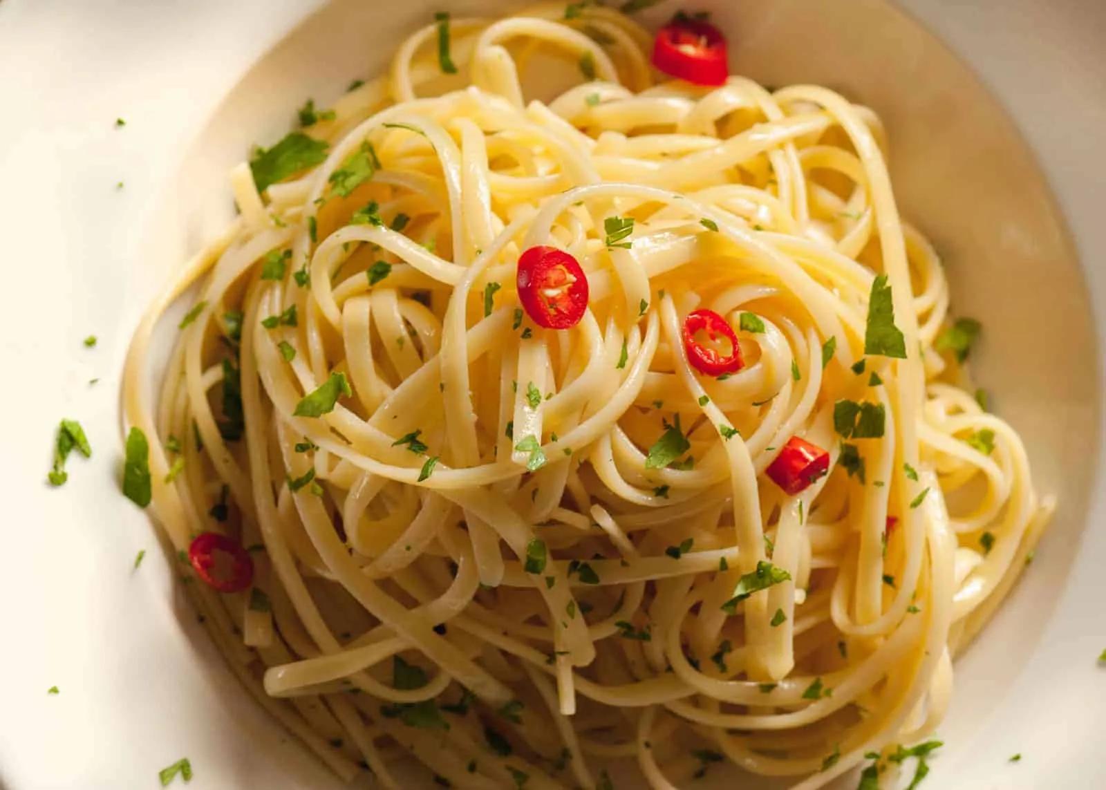 Kalorien Spaghetti Aglio Olio Restaurant