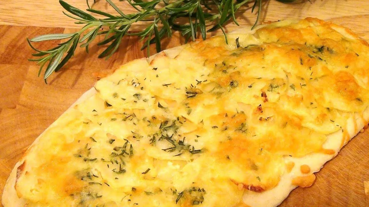 Kartoffelpizza / Rezept / Video Anleitung / vegetarisch - YouTube