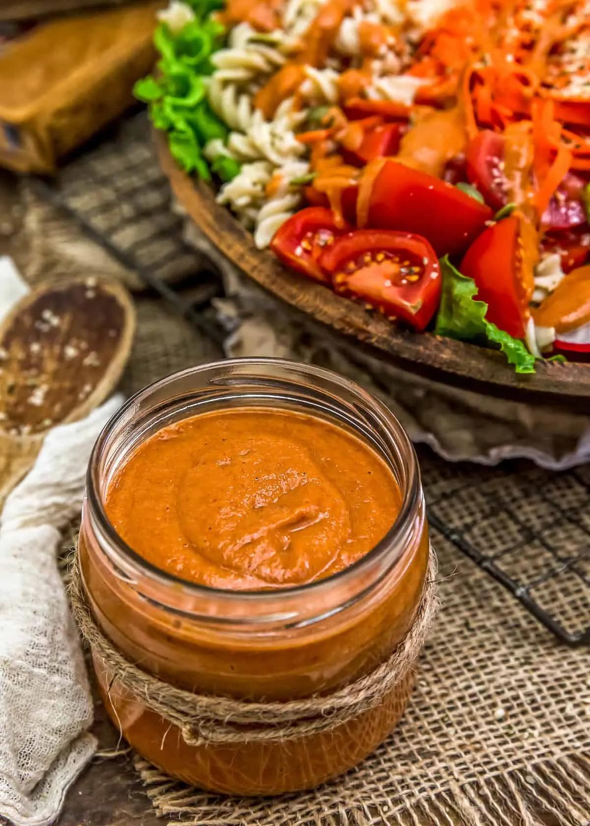 Oil Free French Dressing - Monkey and Me Kitchen Adventures