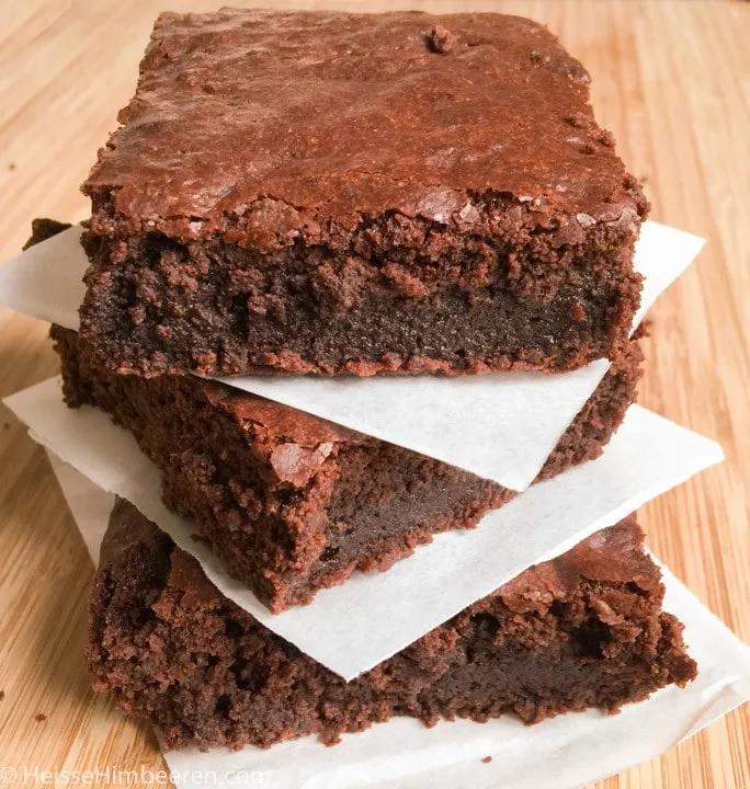 Die saftigsten Schoko-Brownies, extra schokoladig (10 Minuten)