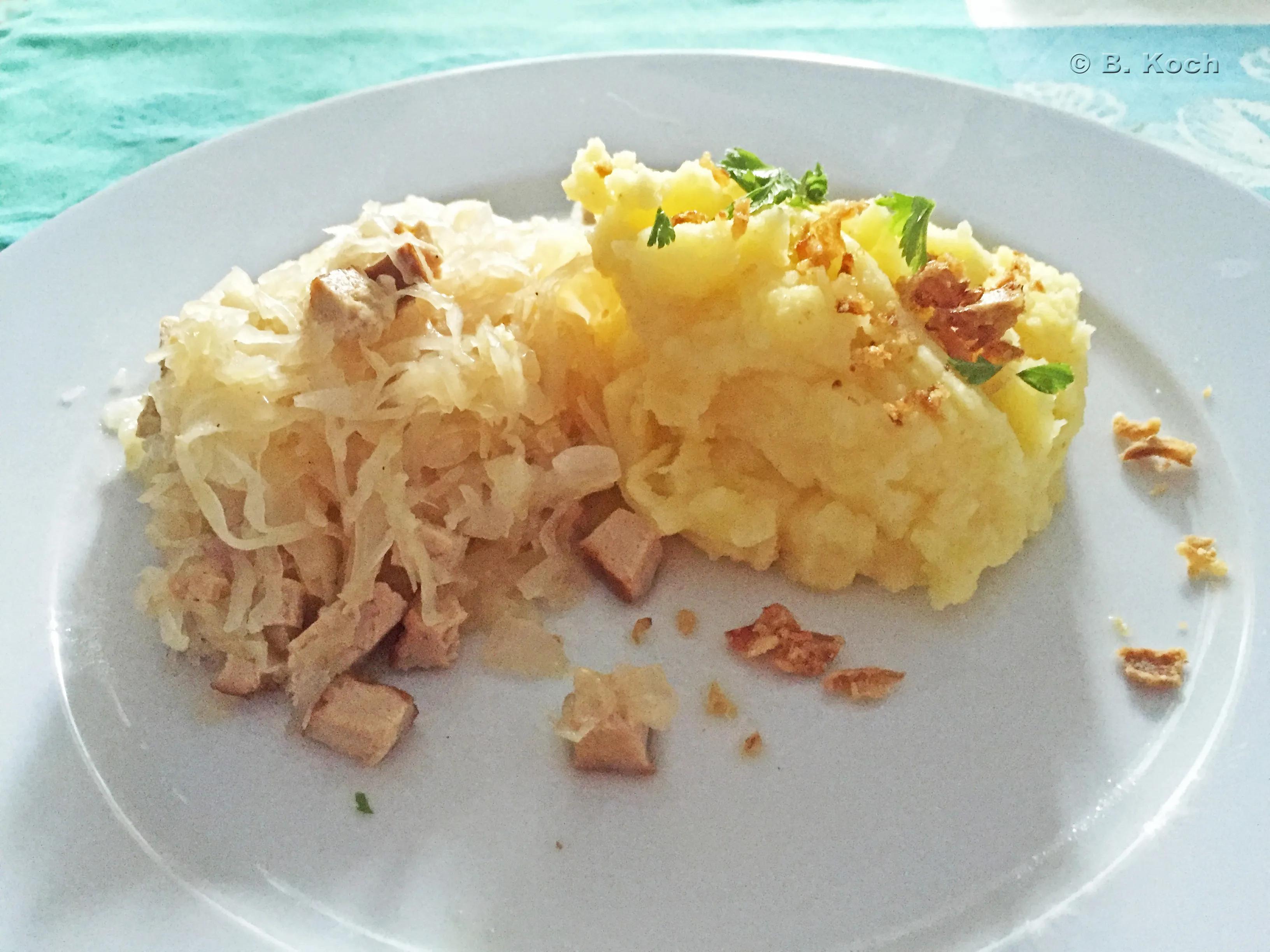Sauerkraut mit Kartoffelpüree | Brittas Kochbuch