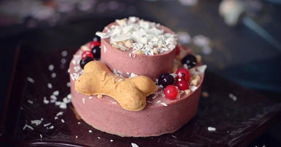 Rezept: Rosa Geburtstagstorte für Hunde | Kuchen für hunde, Hundekuchen ...