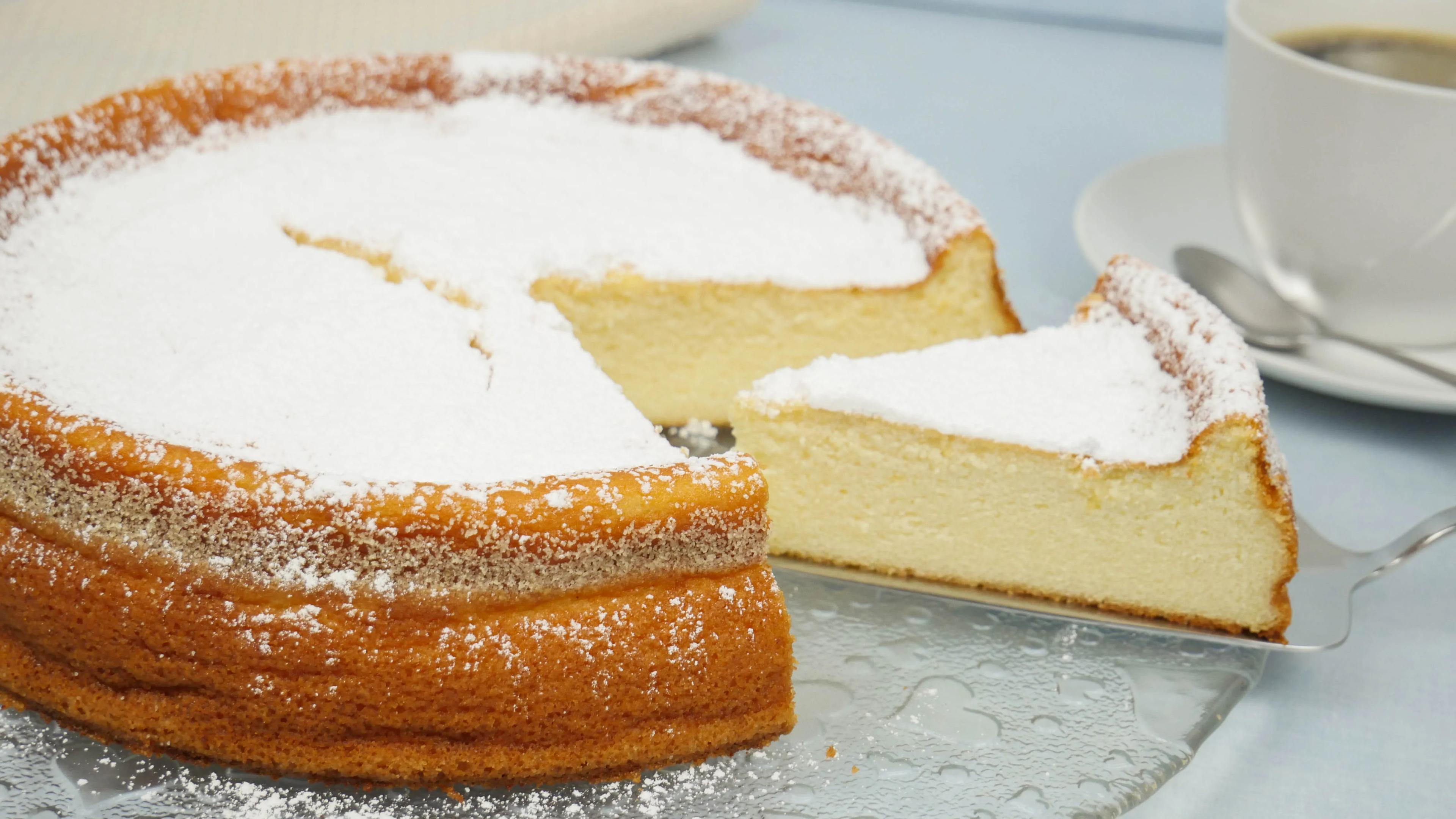 Rezept: Quarkkuchen ohne Boden I Käsekuchen ohne Boden