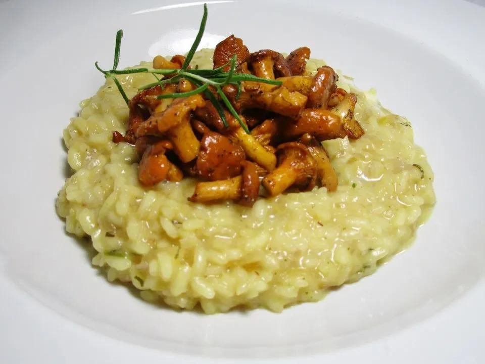 Risotto mit Ziegenkäse und Pfifferlingen von chica* | Chefkoch.de