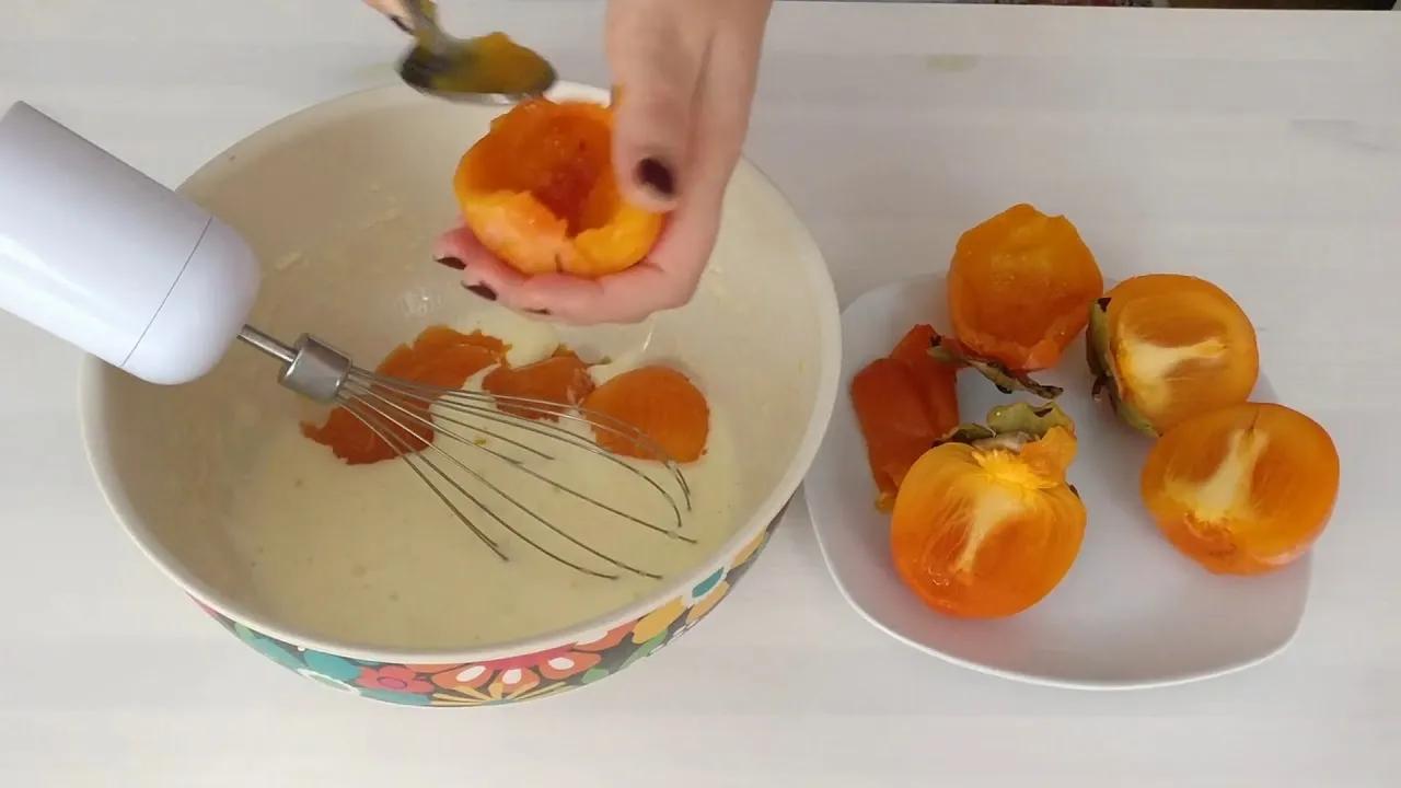 Persimmon cake / Kaki Kuchen /کیک خرمالو - YouTube