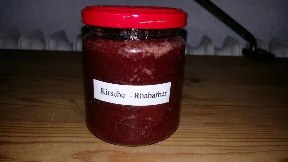 Kirsch-Rhabarber-Marmelade von elawilke| Chefkoch | Rezept | Rhabarber ...