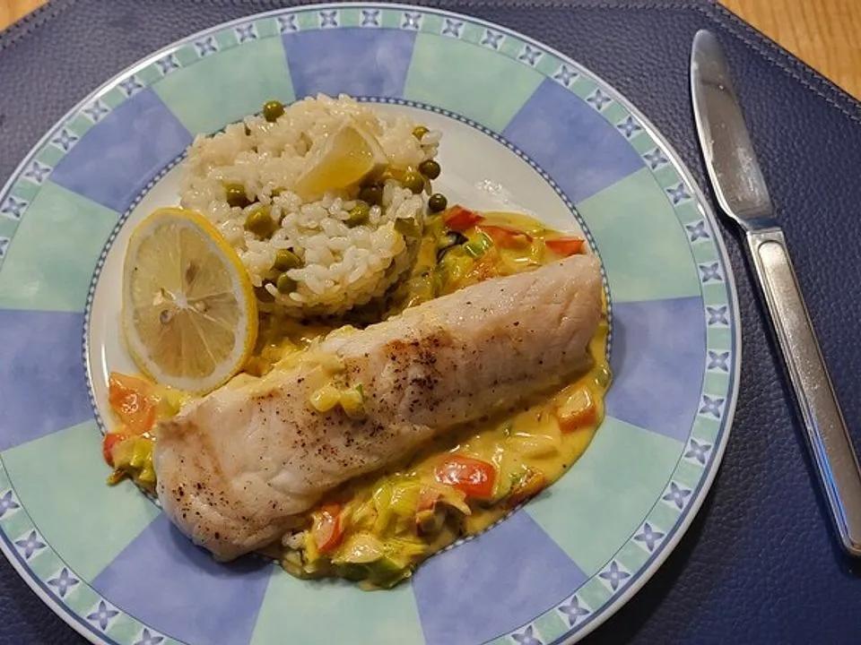 Fischfilet in Safran-Gemüsesoße von cris194| Chefkoch