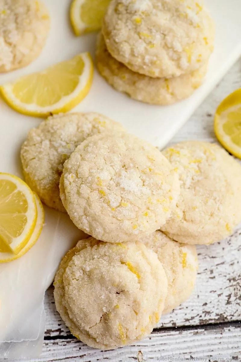 Easy Homemade Lemon Sugar Cookies - Kitchen Fun With My 3 Sons