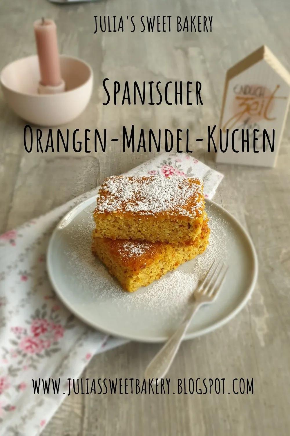 Spanischer Orangen-Mandel-Kuchen | Lecker, Spanisches essen ...