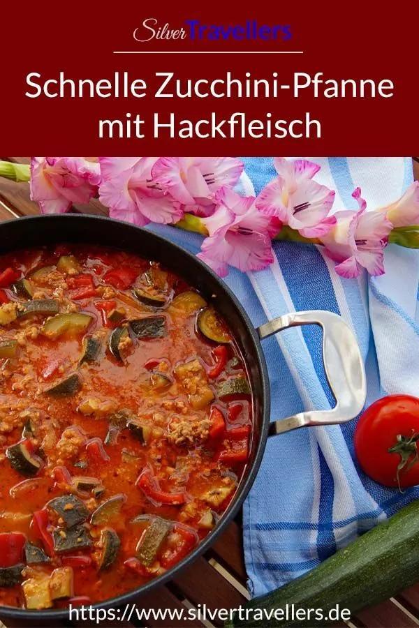Schnelle Zucchini-Pfanne mit Hackfleisch | Rezept | Zucchini pfanne ...