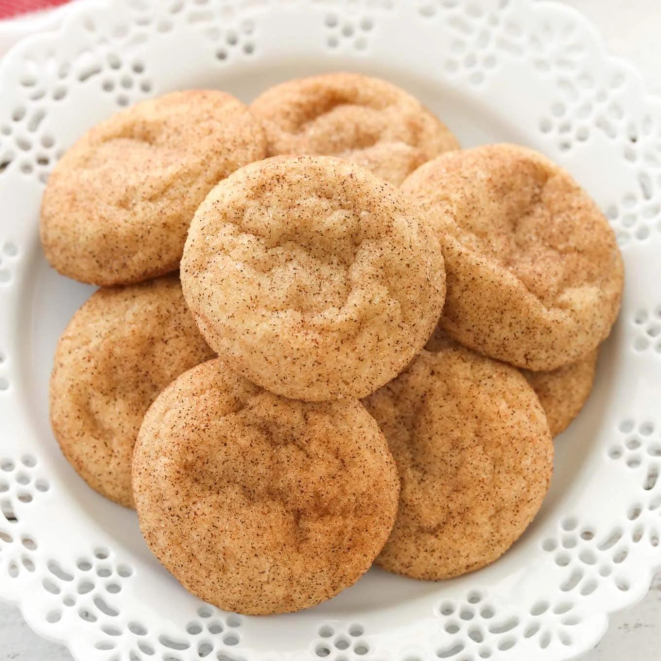 Soft and Chewy Snickerdoodles - Live Well Bake Often