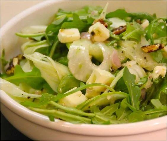 Fenchel Birnen Salat | Rezept | Fenchel Salat mit Gorgonzola | Recipe ...