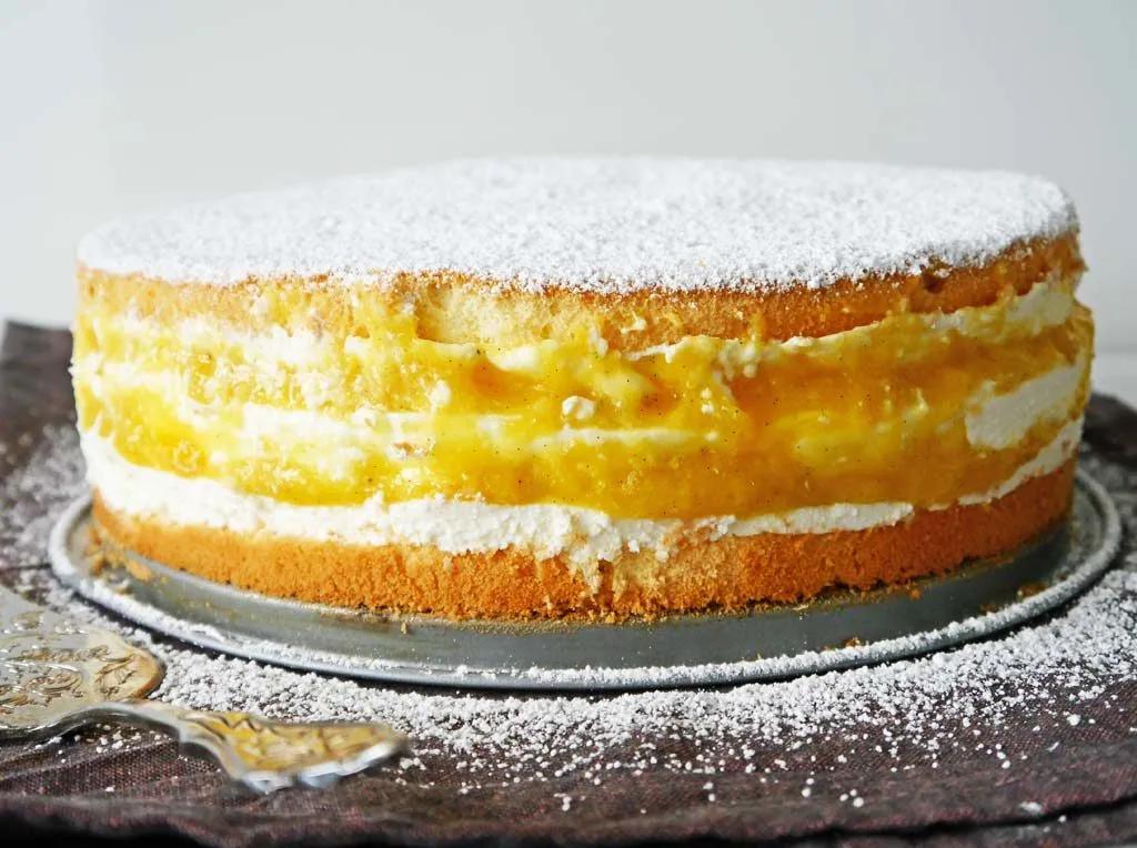 Kuchen Mit Pfirsich Und Sahne - Pfirsich Sahne Torte Mamas Rezepte Mit ...