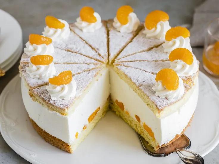 Käsesahnetorte mit Mandarinen – einfach &amp; luftig lecker | Die besten ...