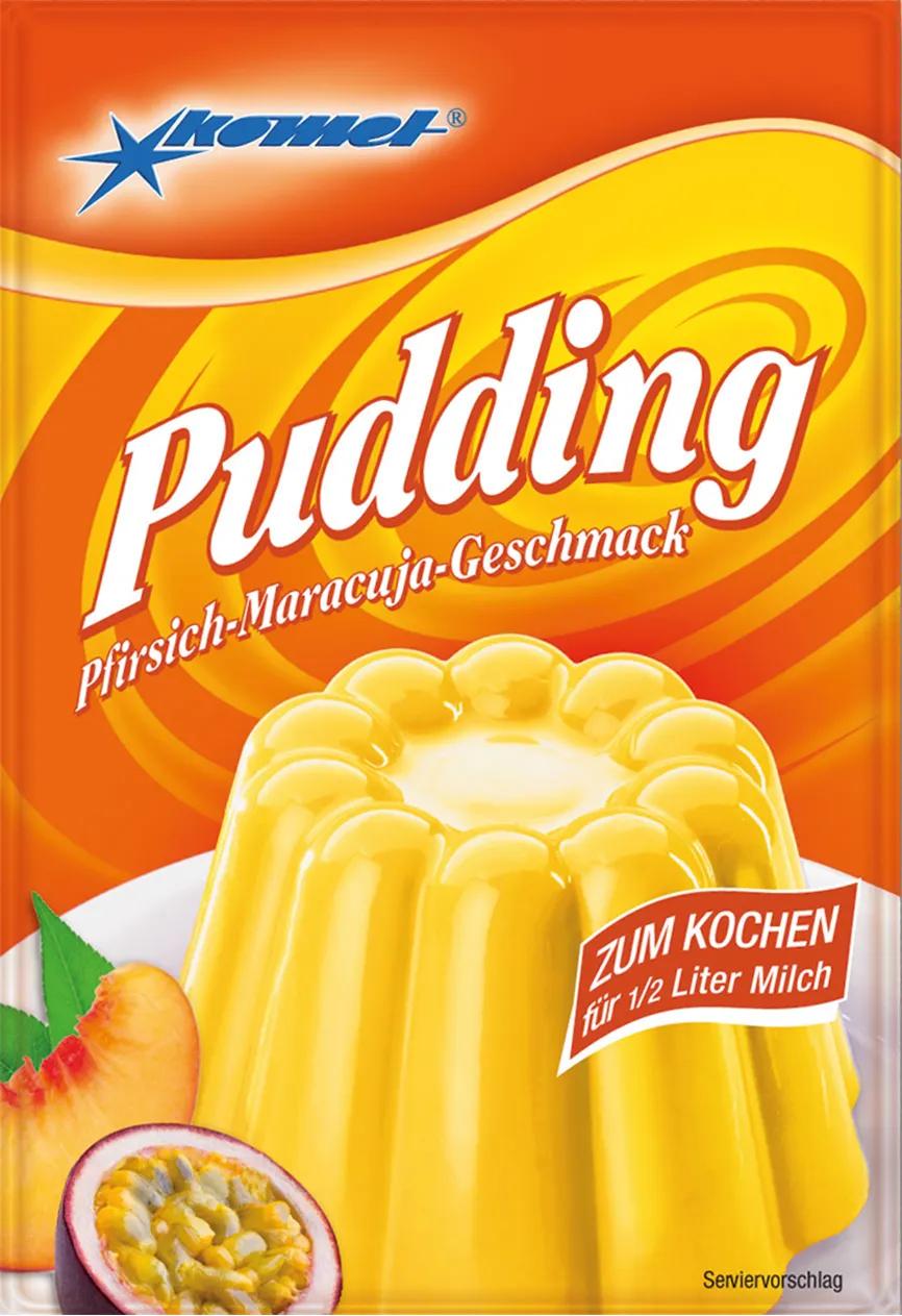 Pudding Pfirsich-Maracuja-Geschmack - Komet | Online-Shop